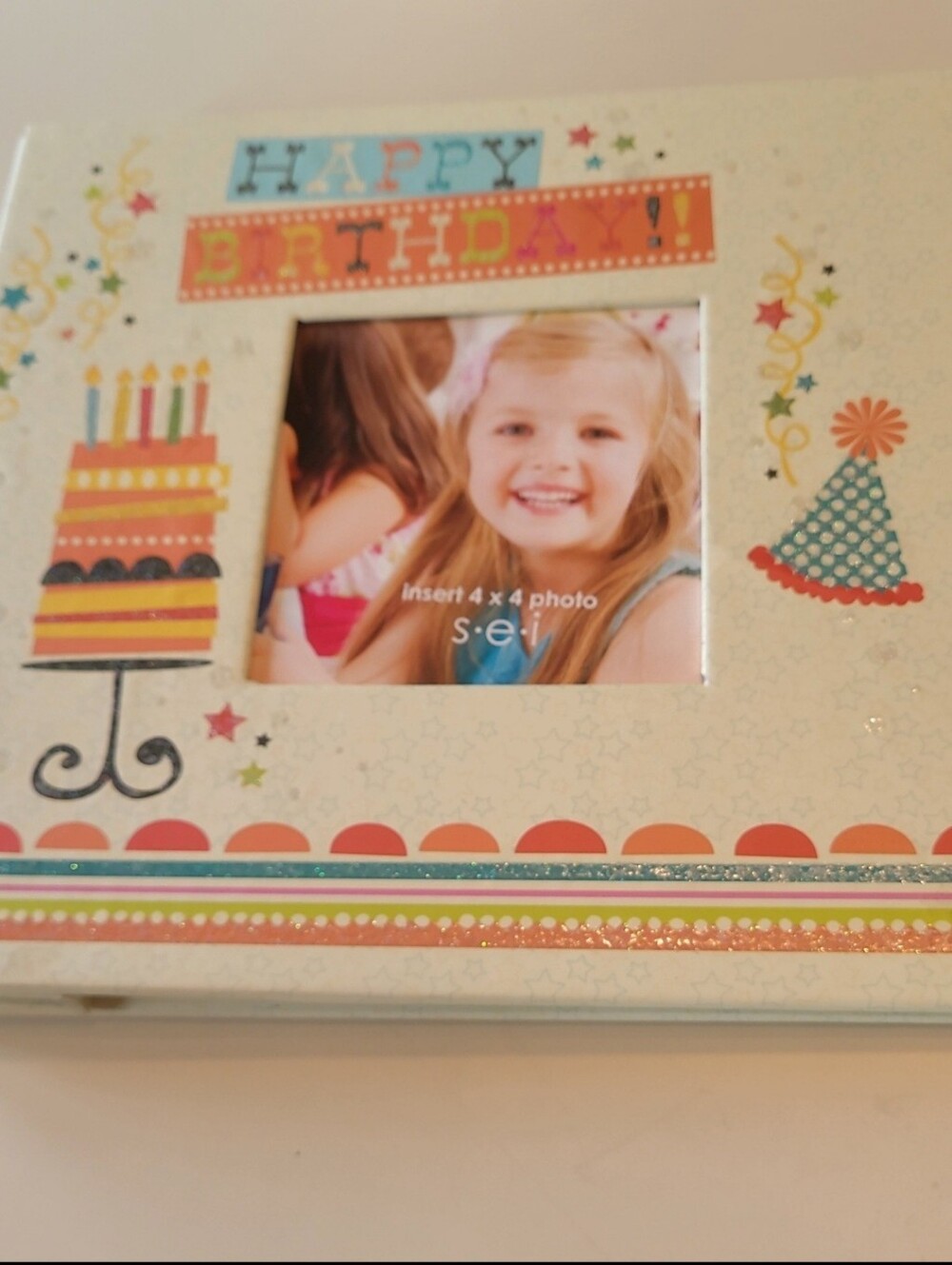 Happy Birthday Photo Frame Album -NWOT